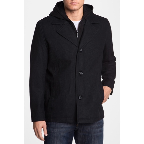 Black Rivet Jackets & Coats | Nwt Black Rivet Single Breasted Hooded Coat | Poshmark